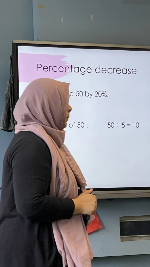 Pupils learning in a Pillai Tutors class